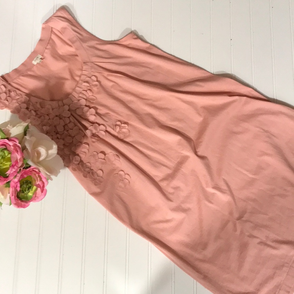 J. Crew Peach Knit Petal Dress - Extra Small XS